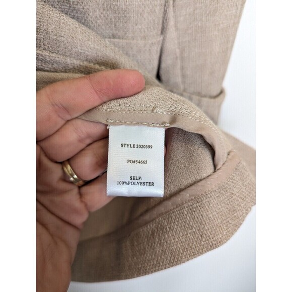 Anthropologie Current Air Tan Blazer Short Set XS - Picture 8 of 13